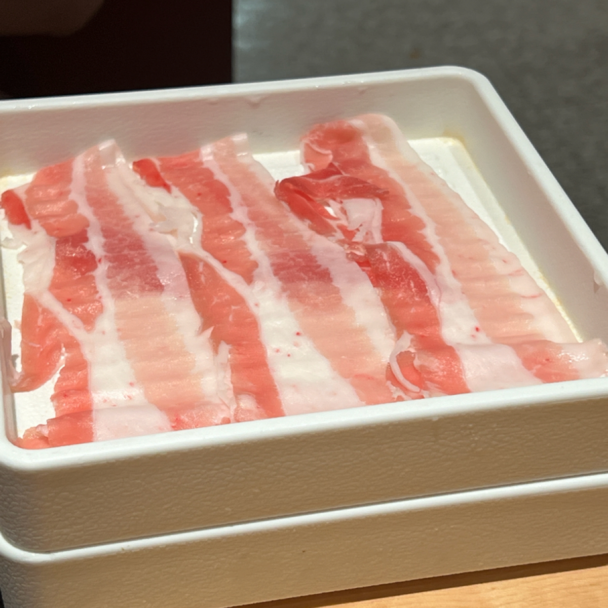 Meal image of 涮乃葉 中和台科廣場店: 五花豬肉 shot by 七咪