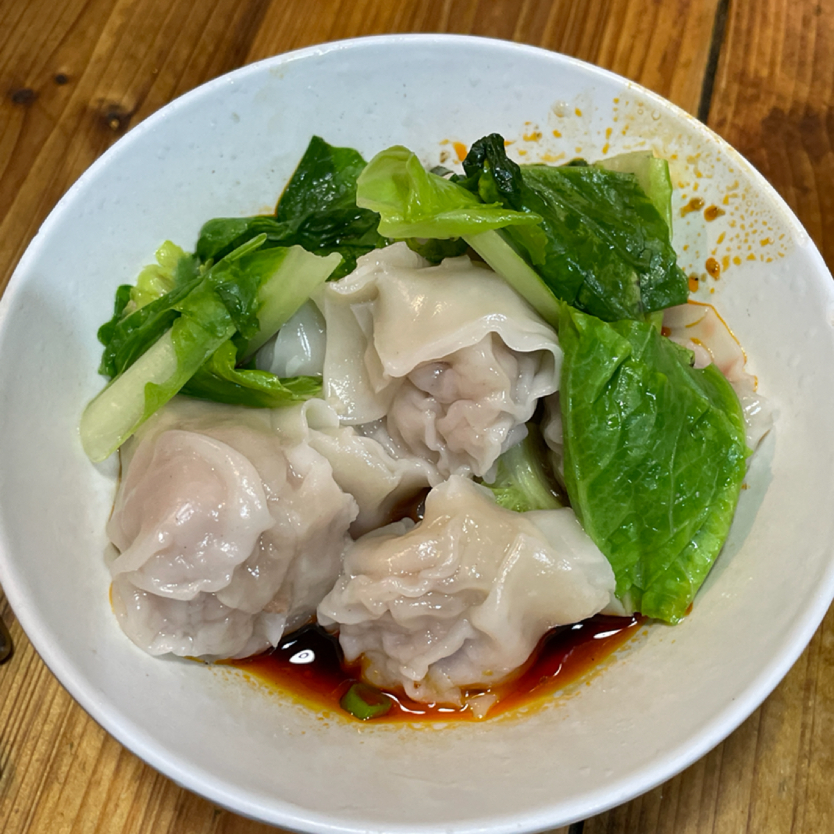 Meal image of 采岳軒重慶抄手麵食: 紅油抄手(乾) NT$90 shot by Freddy Liu