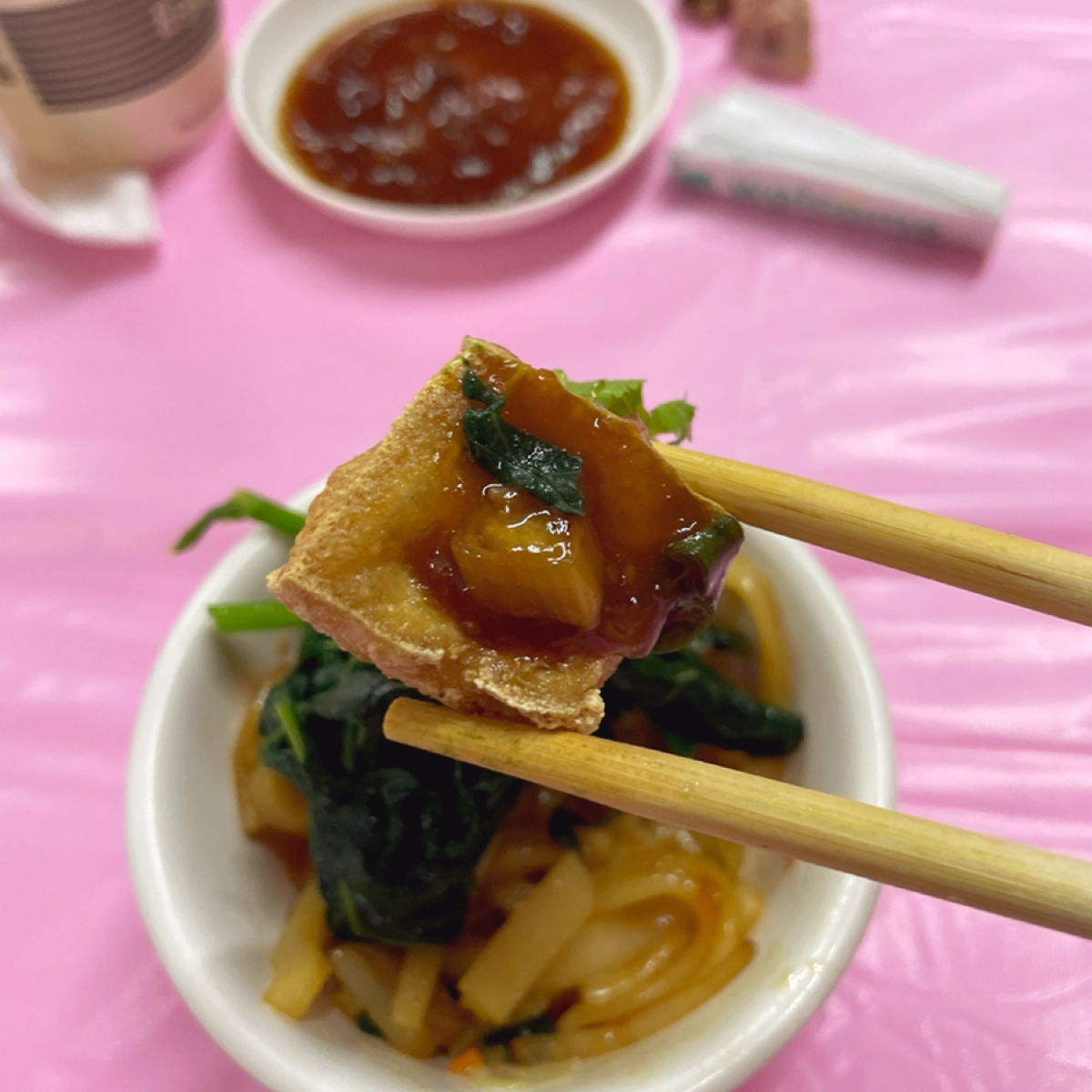 Meal image of 熊家萬巒豬腳: 炸豆腐近照 shot by 一刻又一嗑