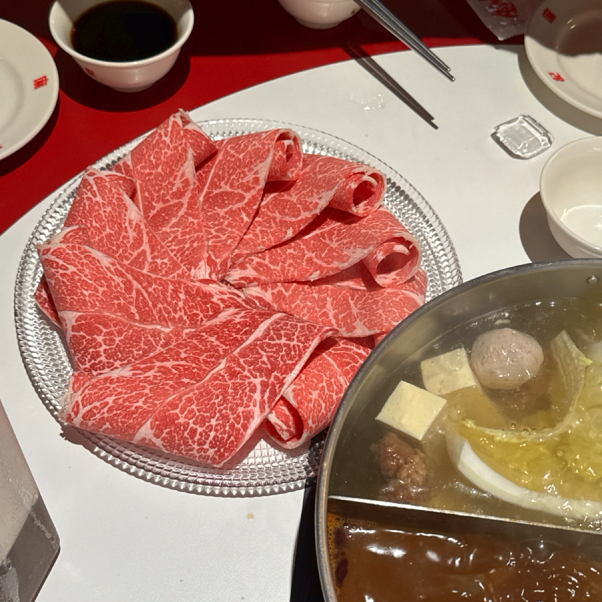 詹記麻辣火鍋 西門大世界 のレストランの写真：美國安格斯牛小排（$620） byAna 