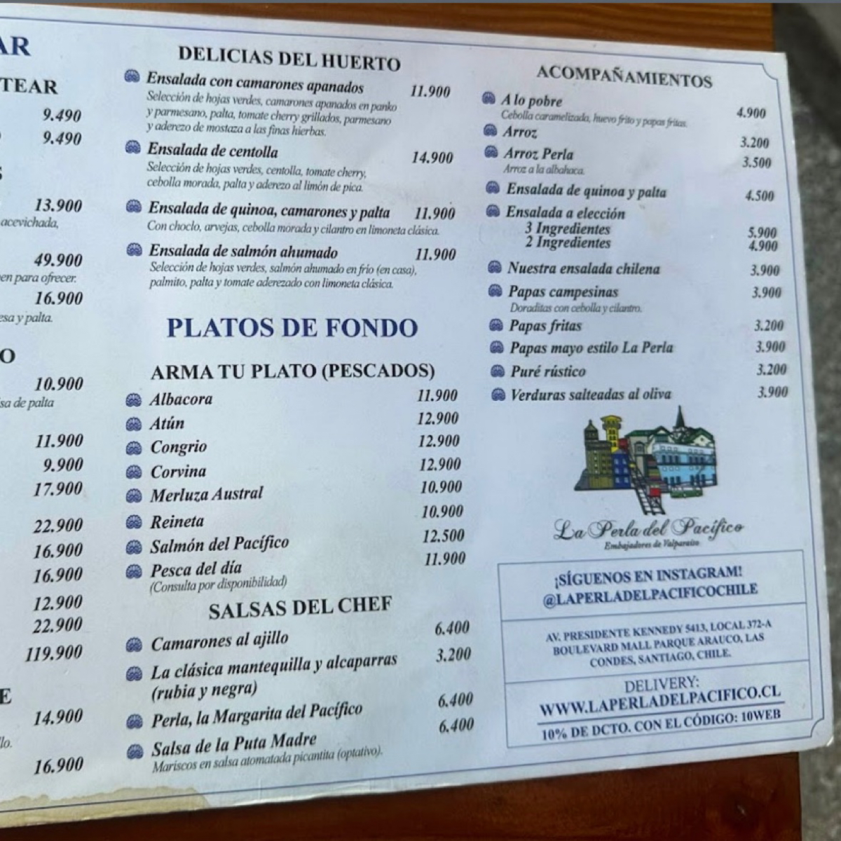 Menu image of La perla del Pacífico:  shot by DeniseWang