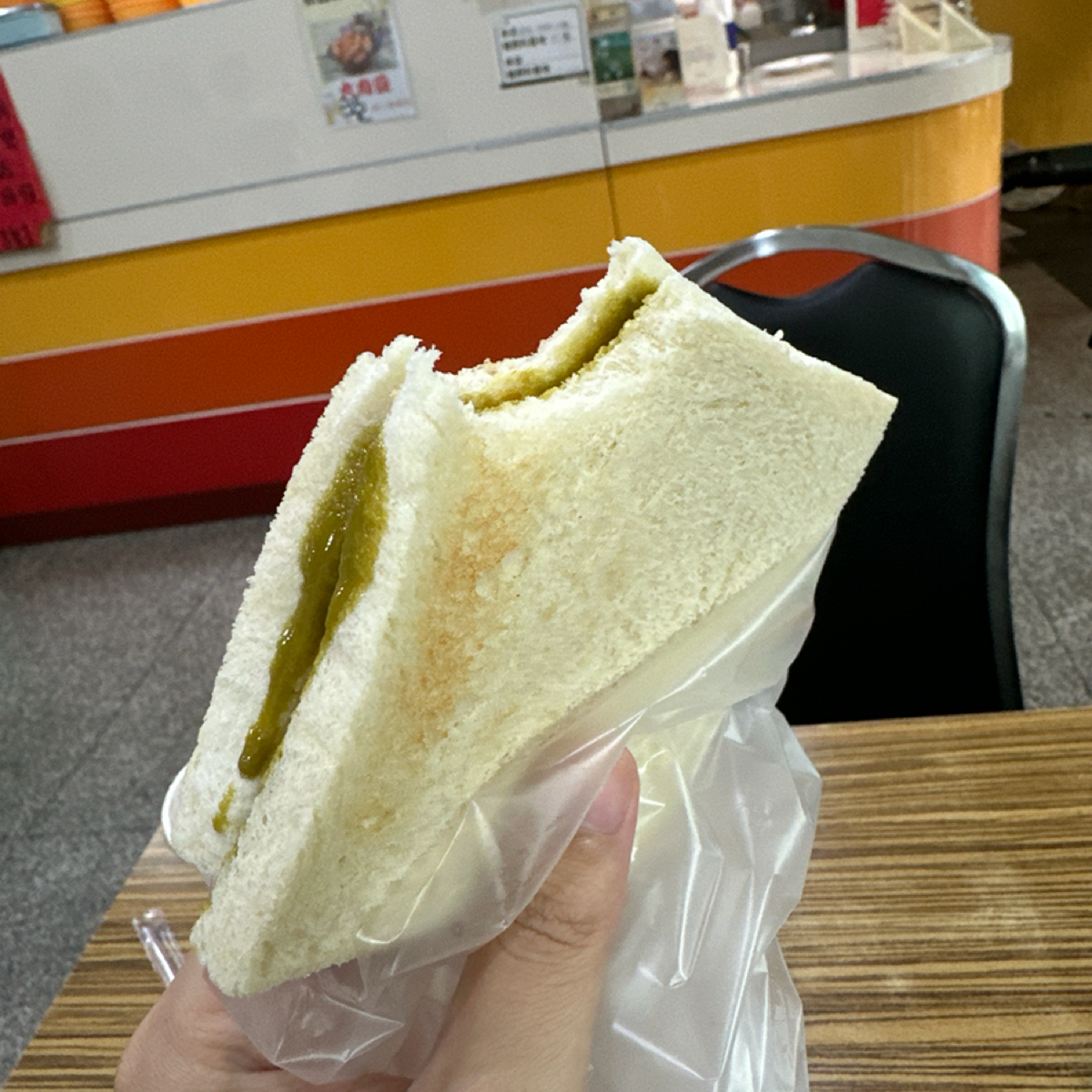 Meal image of 一味香早餐店: 綠茶吐司 shot by Aki