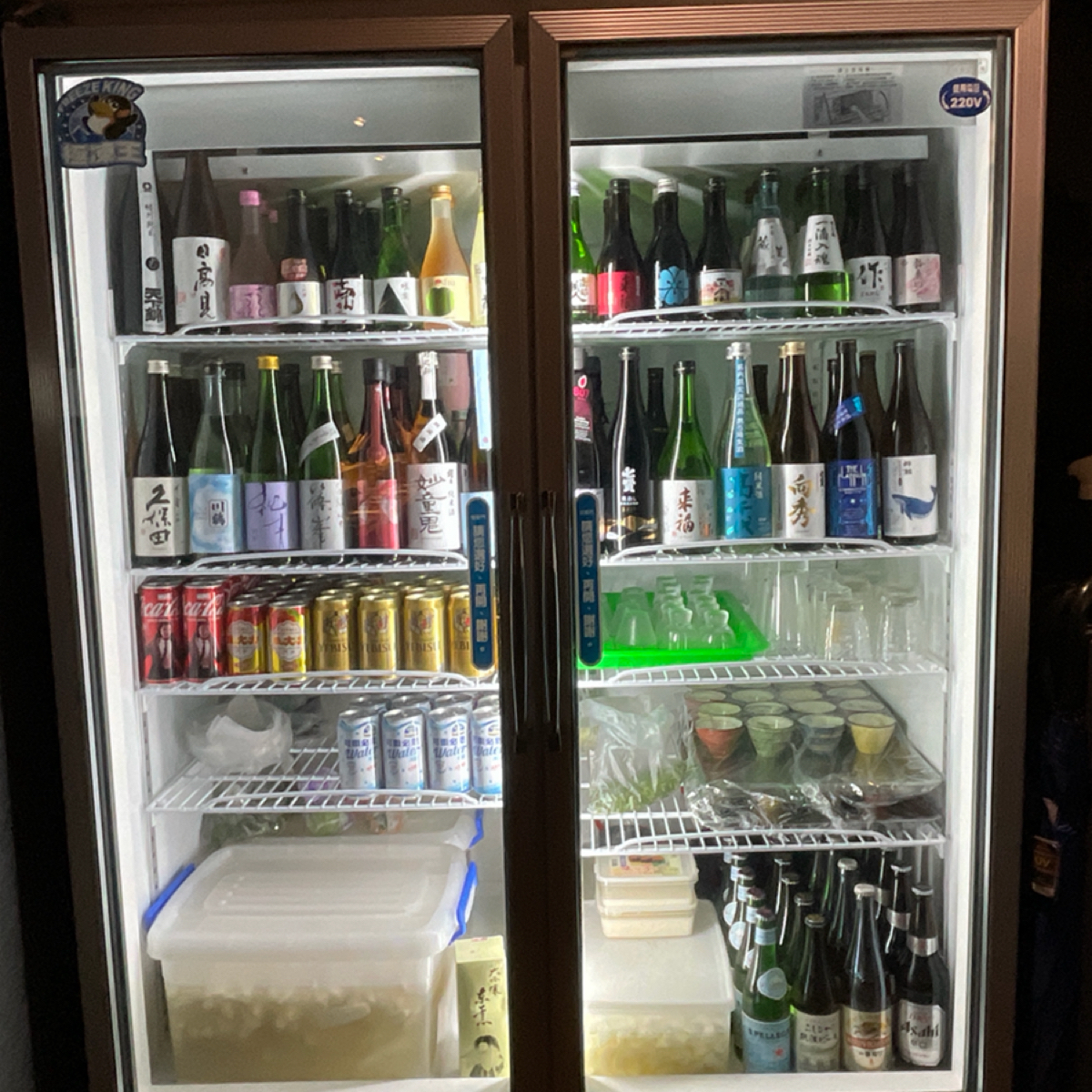 Menu image of 仁壽司: 除了我菜單日本料理，冰箱也有各種酒類與飲品可以選擇，附上照片供大家參考 shot by Freddy Liu