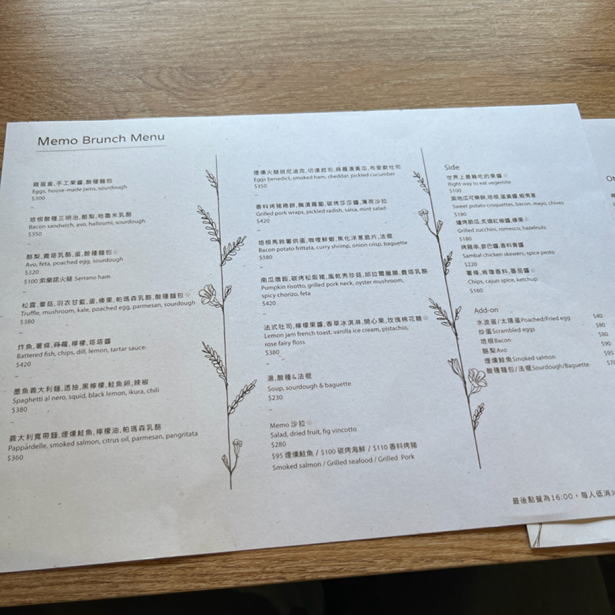 memo café のメニューの写真： by阿官 