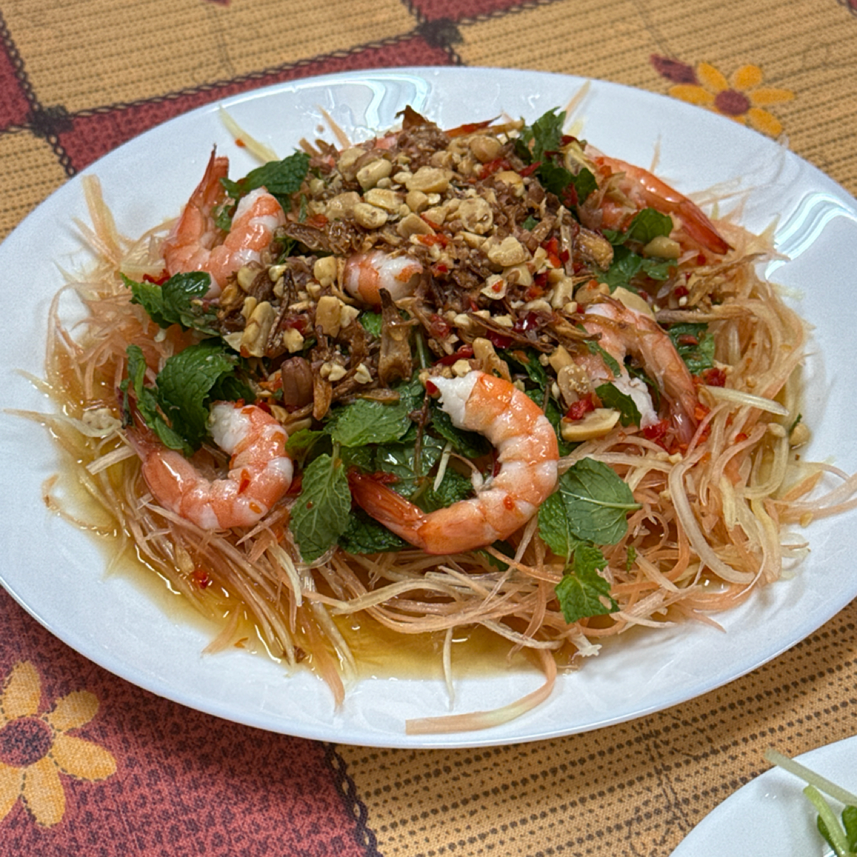 紅美小吃部 的餐點圖片：蝦仁木瓜涼拌 NT$150 由Freddy Liu 拍攝