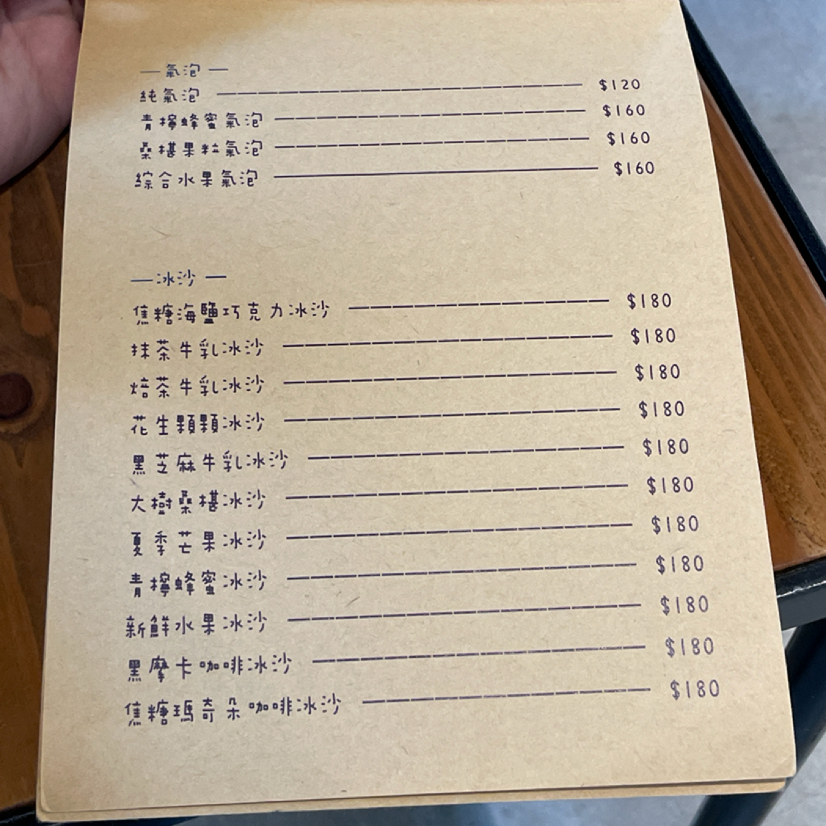 小稻甜 Cafe 的菜單圖片： 由HIH J 拍攝