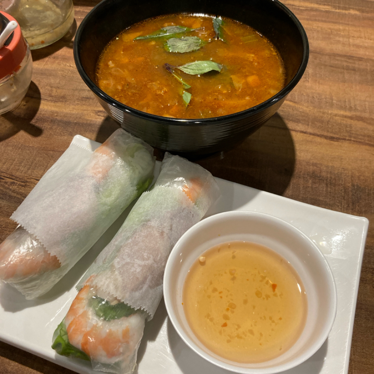 Meal image of 澄越越南河粉: 生春捲$80、羅宋湯$70 shot by 小蛙