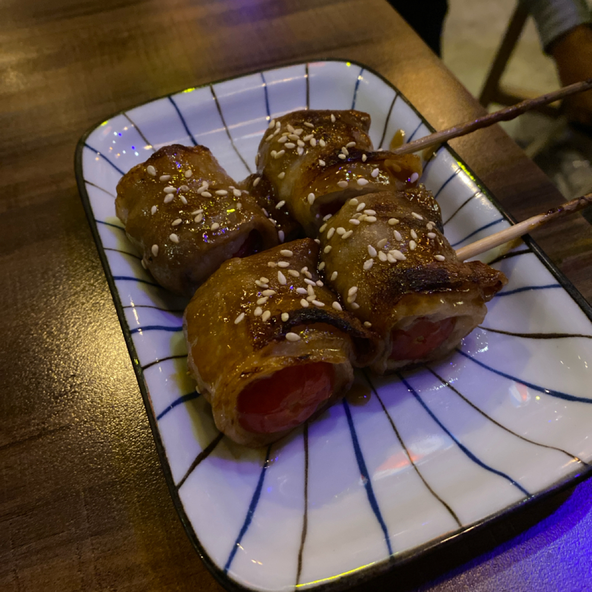 Meal image of 酉時串燒·酒場いざかや: ▪️豬肉捲蕃茄 $120
好吃！番茄不酸 shot by 阿鈴s食