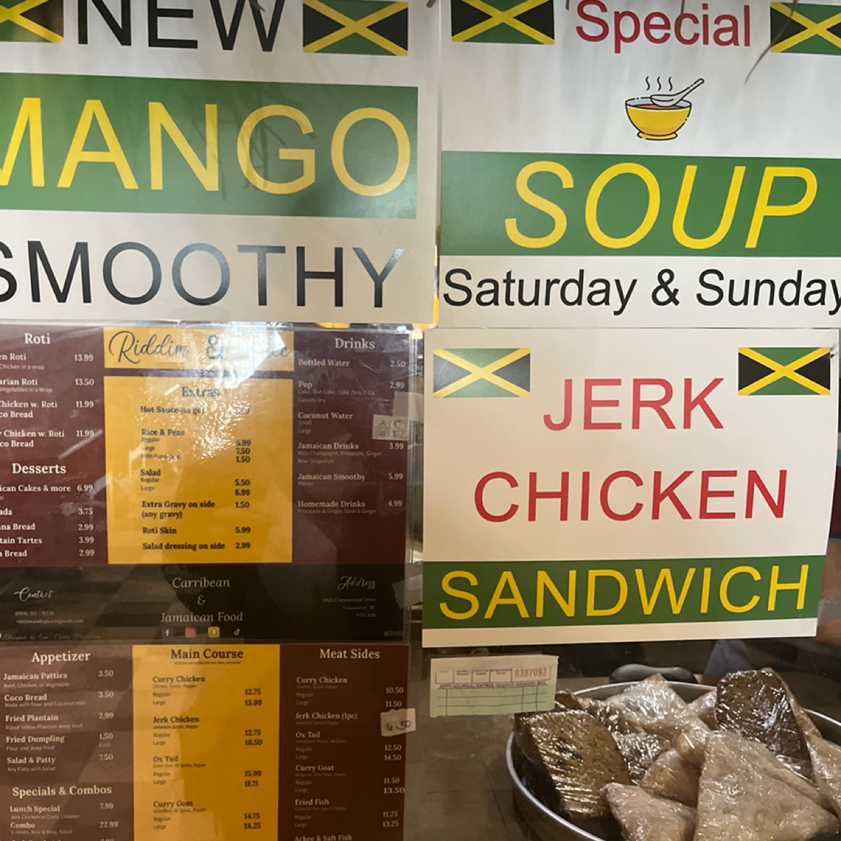 Menu image of Riddim &amp; Spice:  shot by Dean