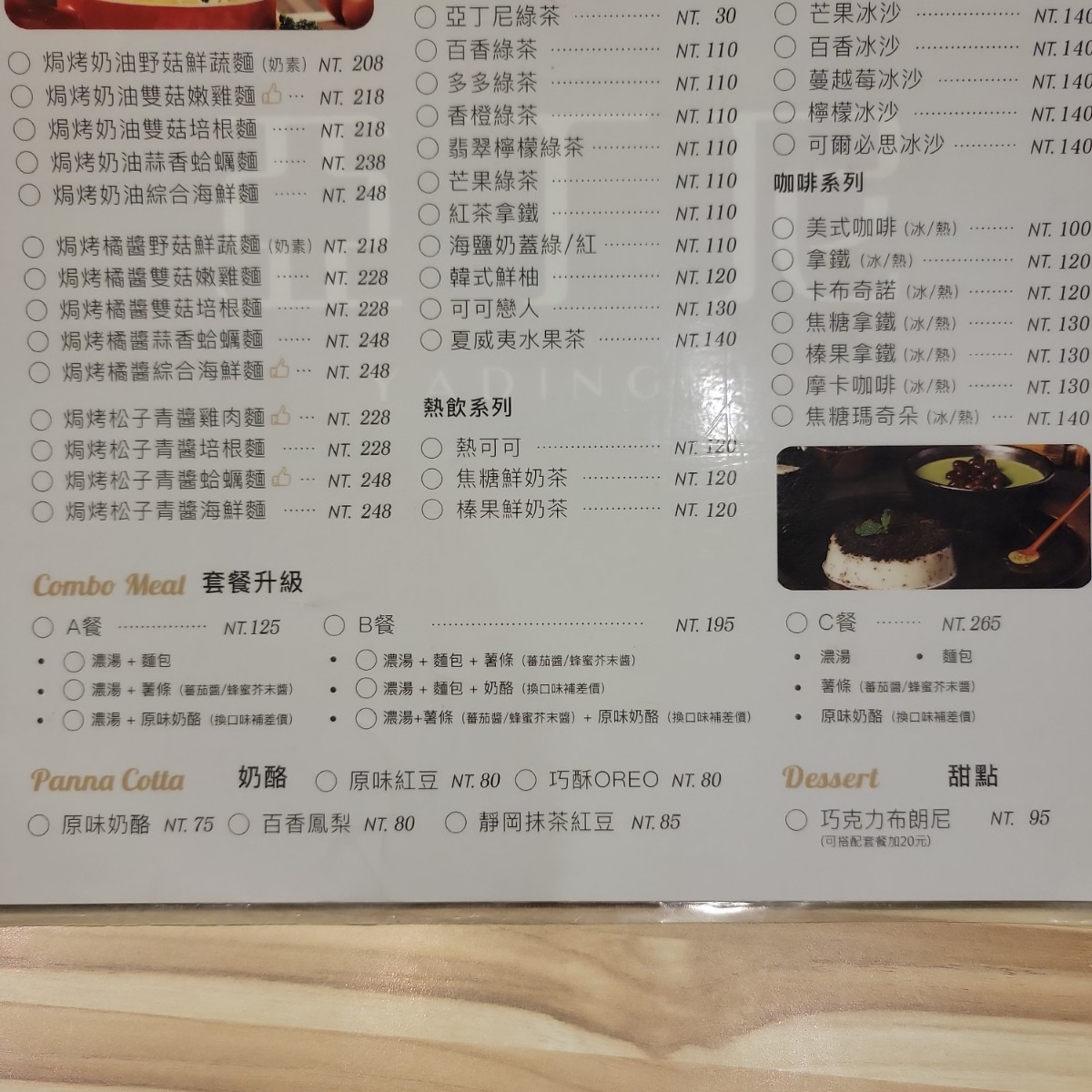 Menu image of 亞丁尼義式麵屋 工學店:  shot by Leo