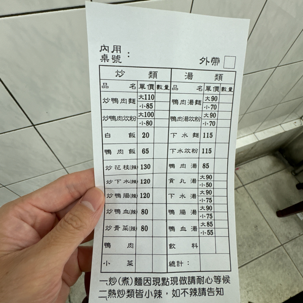 Menu image of 許二姐（鴨肉許）:  shot by 美食知識家