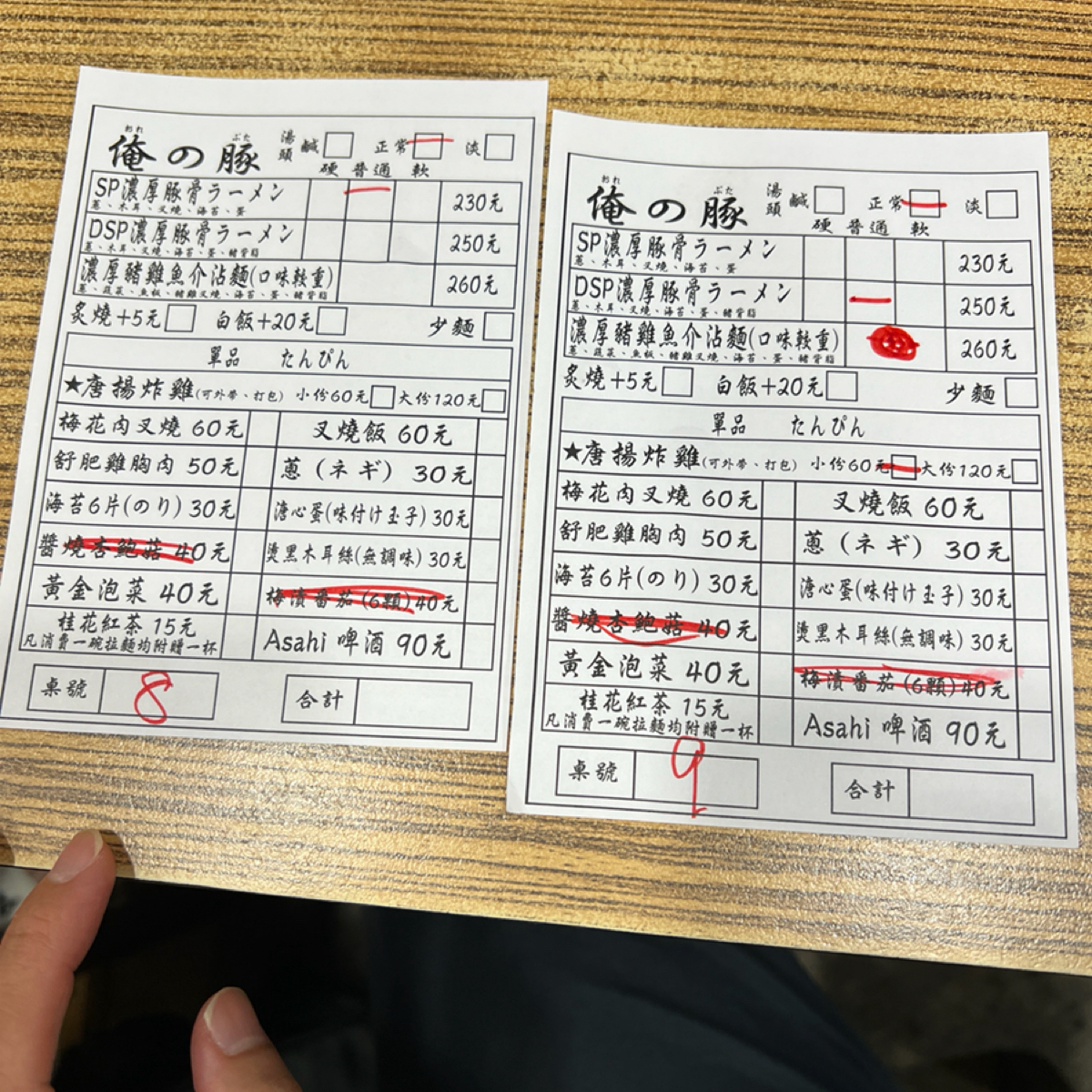 Menu image of 俺の豚:  shot by LESTER