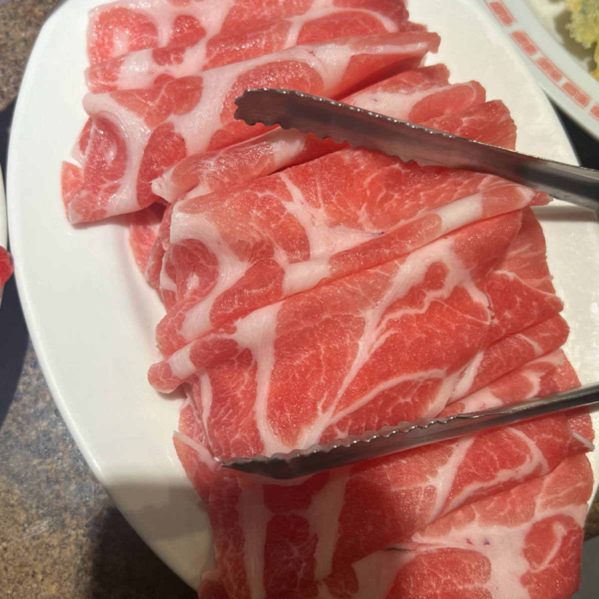吳記麻辣鴛鴦火鍋 のレストランの写真：梅花豬肉（小）$280 by七咪 