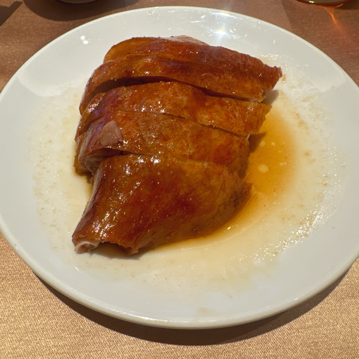 Meal image of 禧粵樓中餐廳: 明爐掛鴨 shot by 跟著小胖吃胖胖