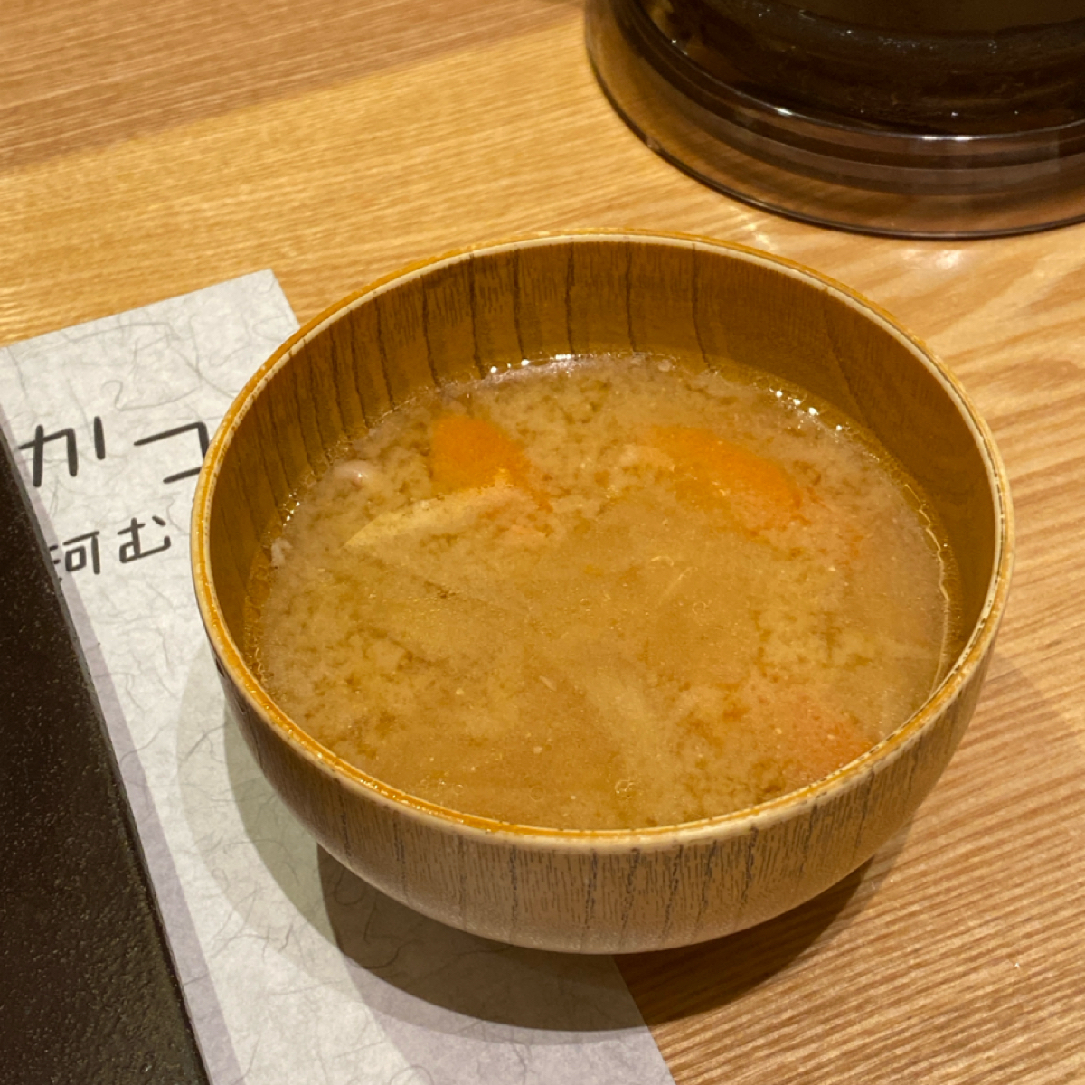 とんかつ河むら 麻布台ヒルズ店 のレストランの写真：湯 看似簡單 但好喝 by阿鈴s食 