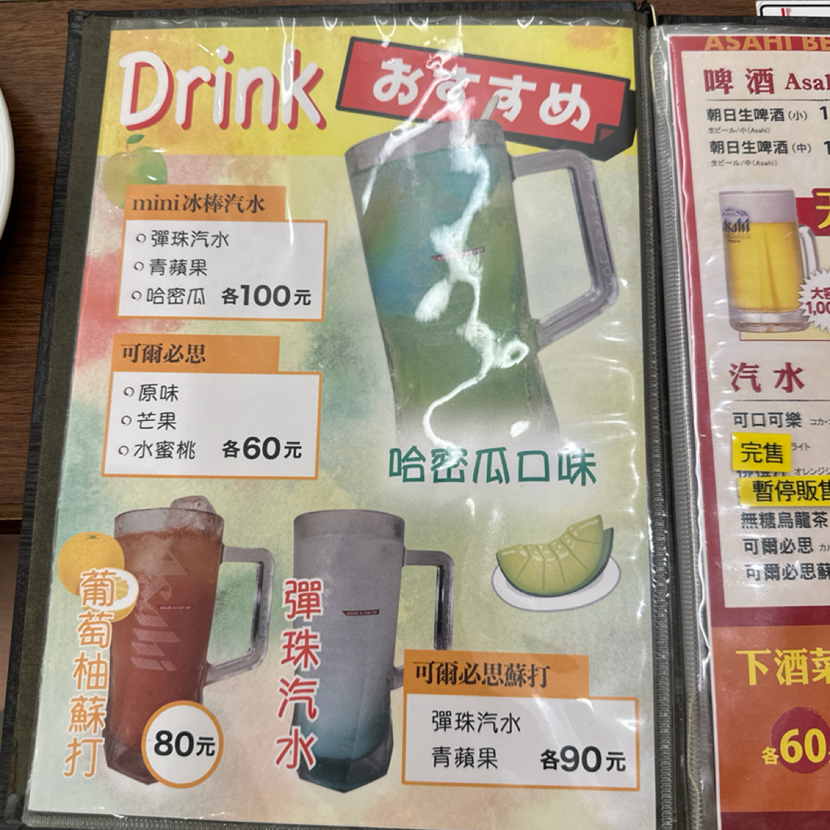 Menu image of 鶴橋風月大阪燒 台南三井店:  shot by 釋晨