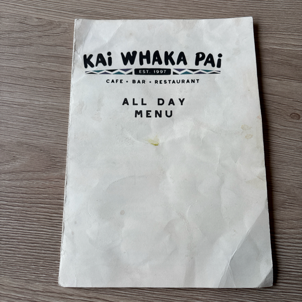 Menu image of Kai Whakapai Eatery &amp; Craft Beer Bar:  shot by BW