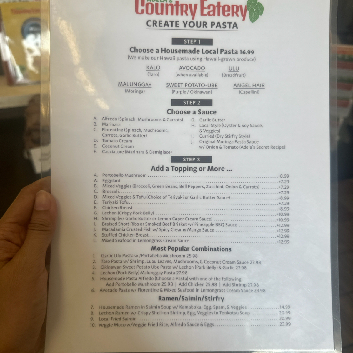 Menu image of Adela’s Country Eatery:  shot by DeniseWang