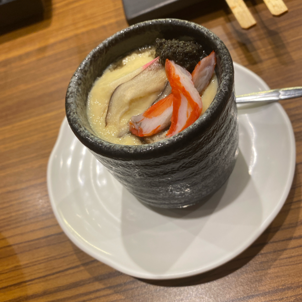 一鷺Express日式燒物專門店 的餐點圖片：黑松露蟹肉茶碗蒸 由美食肥之豬 拍攝