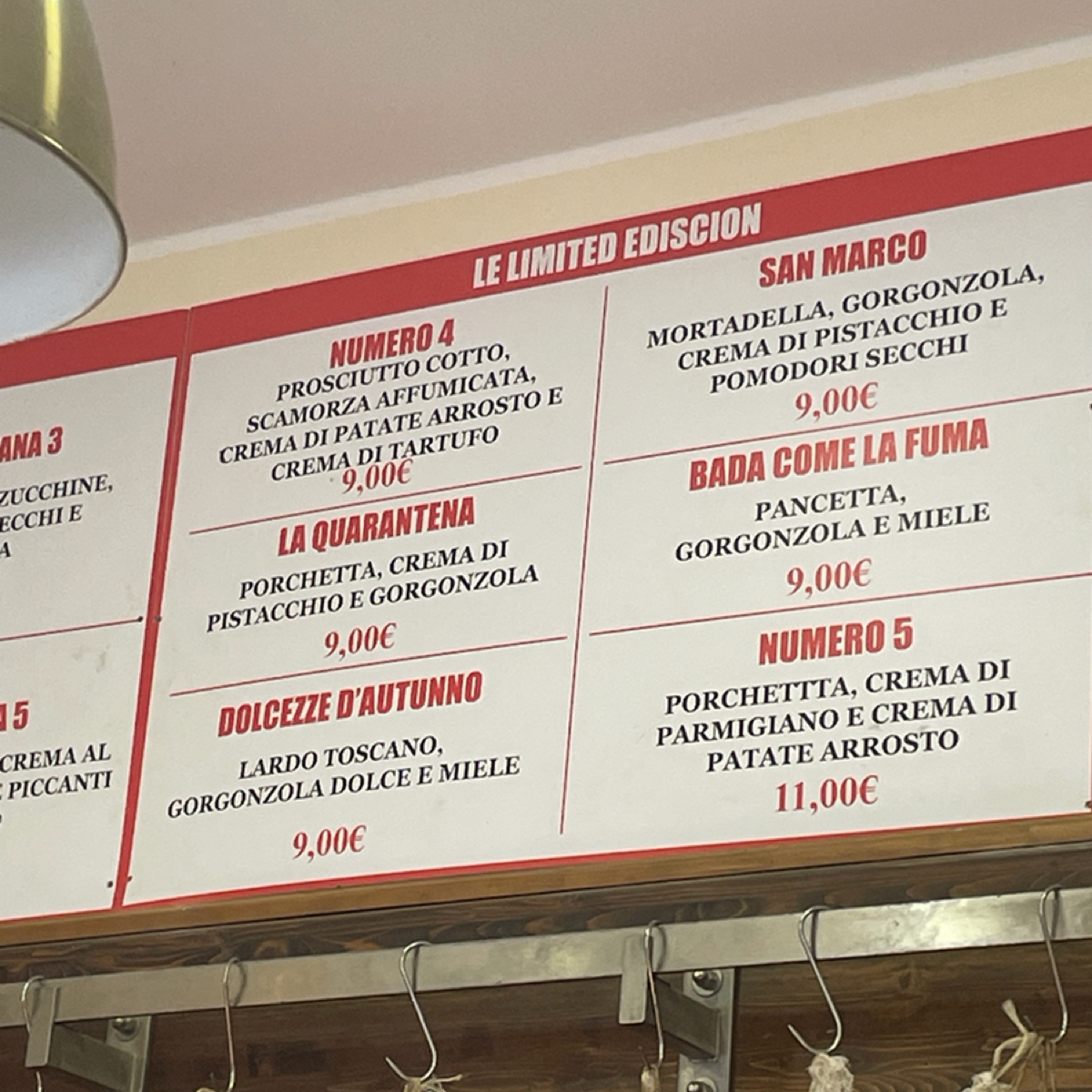 Menu image of All&#39;Antico Vinaio:  shot by 乃子過日子