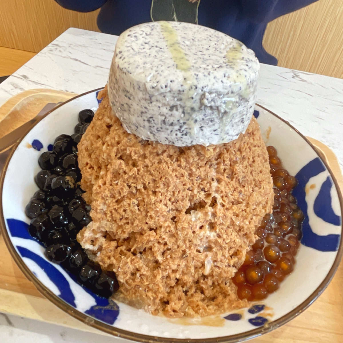 春美冰菓室 的餐點圖片：珍珠奶茶冰 由mio 拍攝