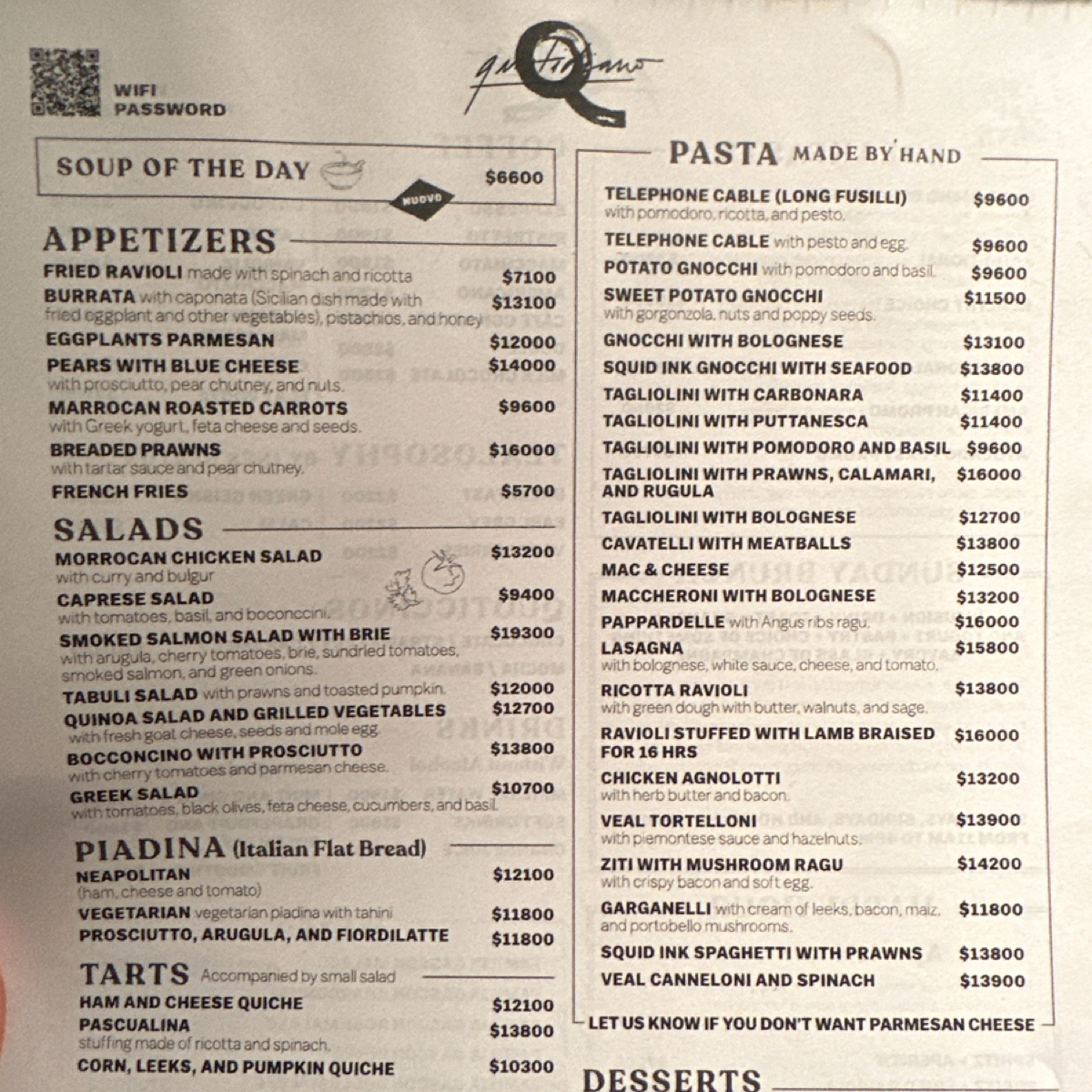 Menu image of Quotidiano Bar de Pastas Belgrano:  shot by DeniseWang