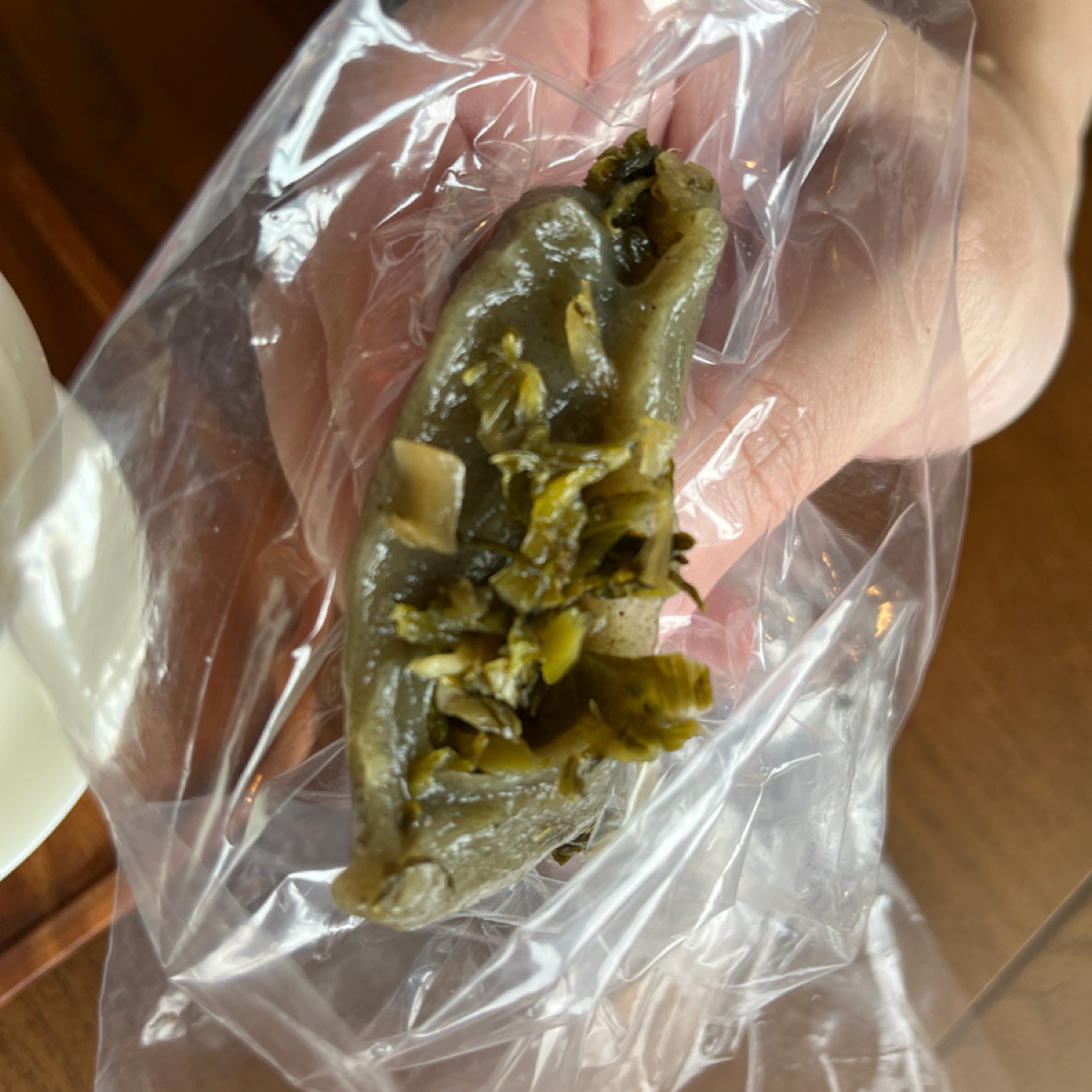 阿蘭草仔粿 のレストランの写真：鹹菜 by珍珠奶綠 