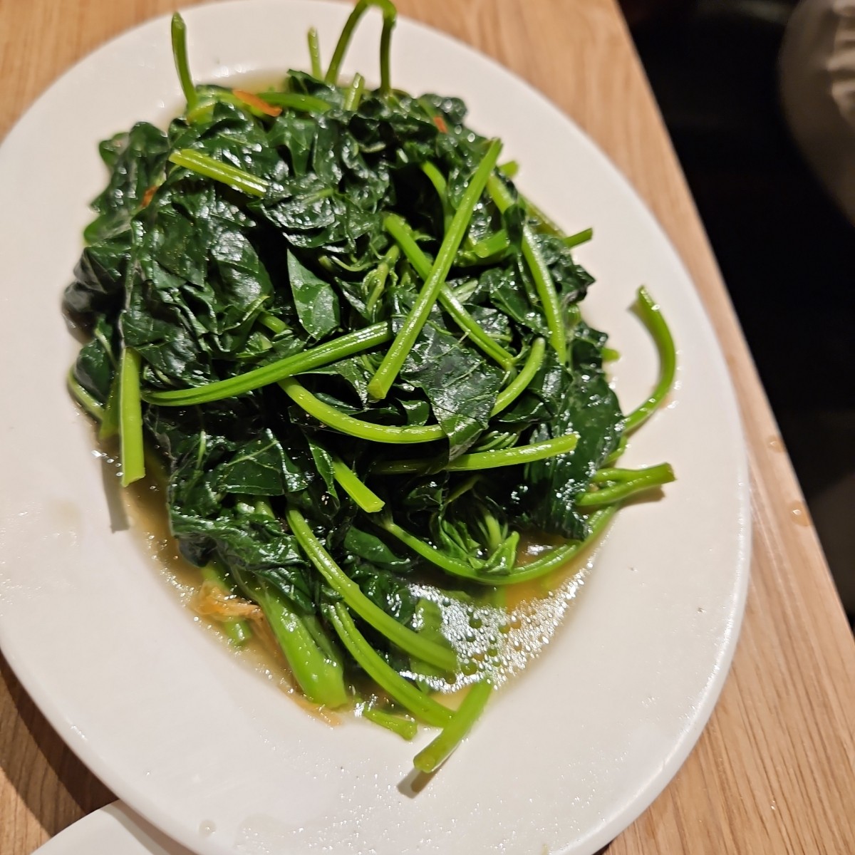 Meal image of 阿城鵝肉 土城總店: 地瓜葉 shot by Wumei