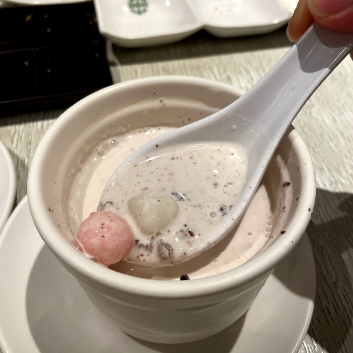 Meal image of 添好運 松山車站店: 紫米薏仁椰奶 shot by 每個人都在找他的貓