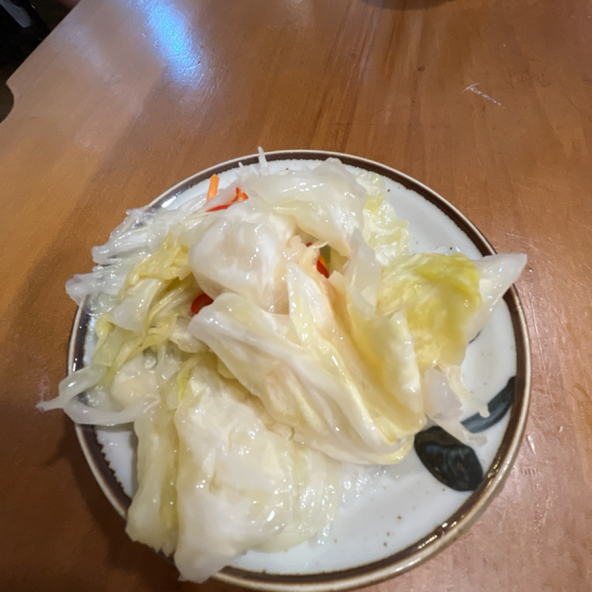 年代客棧牛肉麵 的餐點圖片：台式泡菜$40 由珍珠奶綠 拍攝
