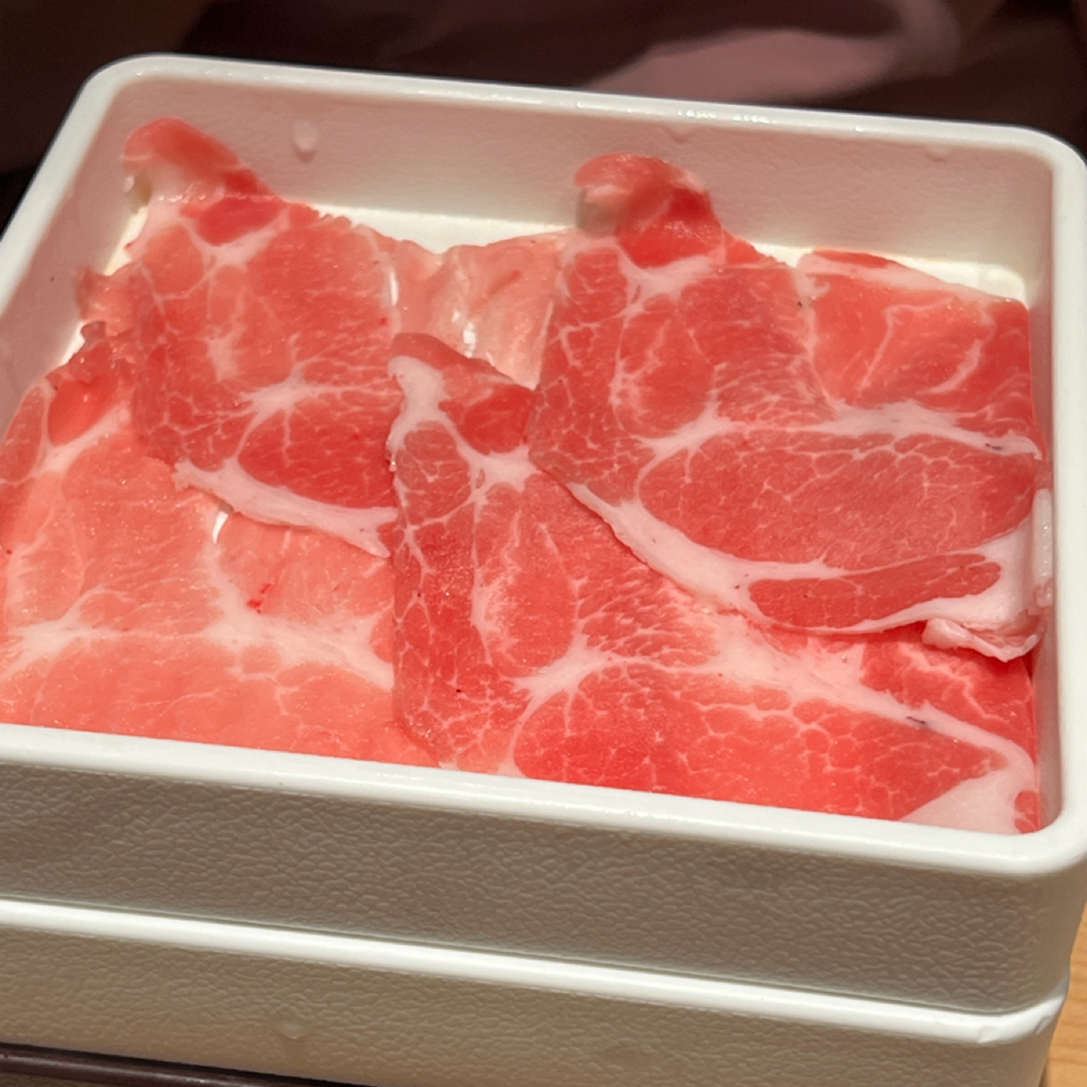 Meal image of 涮乃葉 中和台科廣場店: 梅花豬肉 shot by 七咪