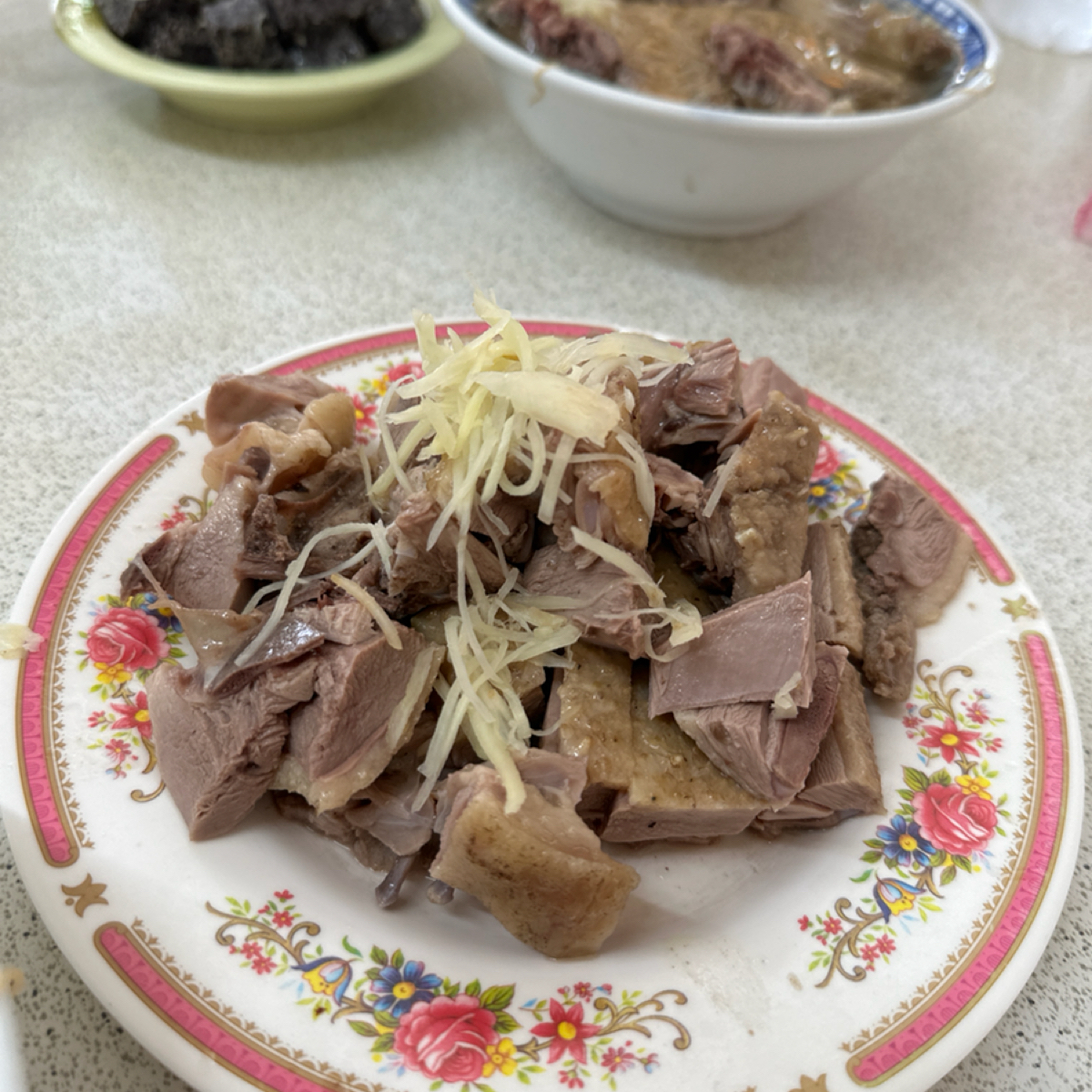 Menu image of 土庫老店當歸鴨肉麵線:  shot by 蘋果媽