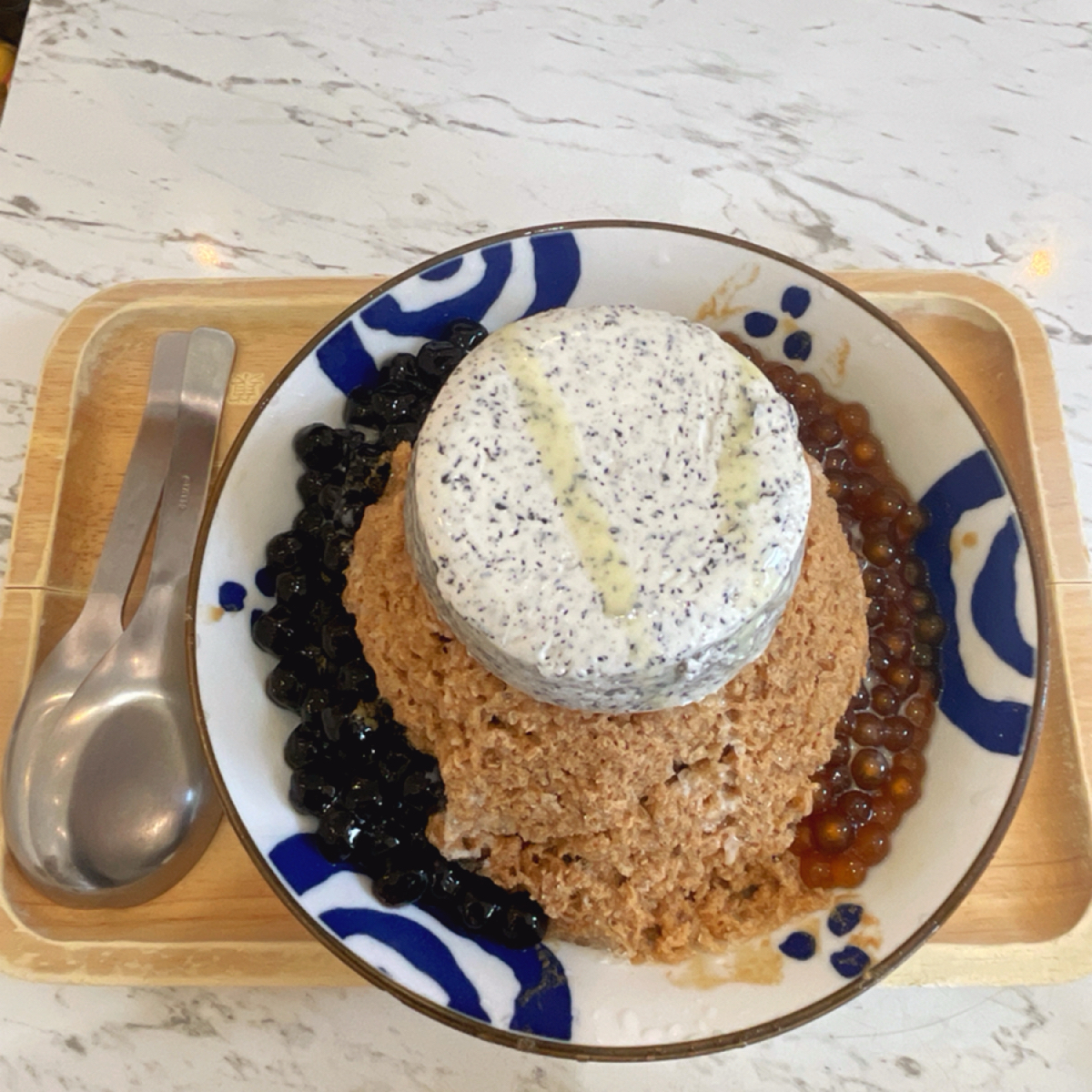 春美冰菓室 的餐點圖片：珍珠奶茶冰 由mio 拍攝
