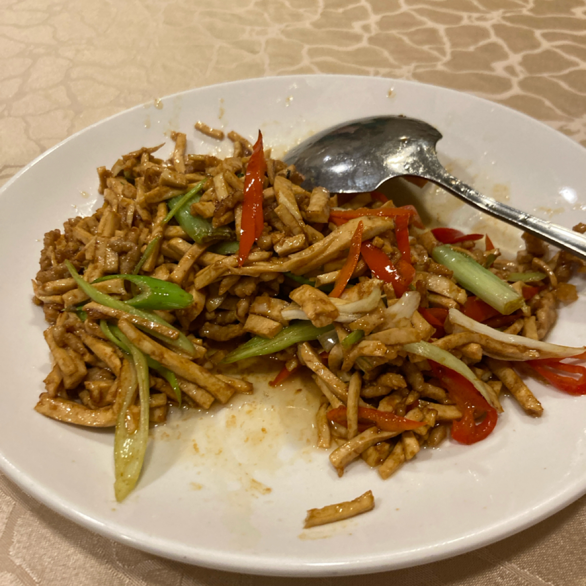 Meal image of 悅上海: 豆乾炒肉絲 shot by 小蛙