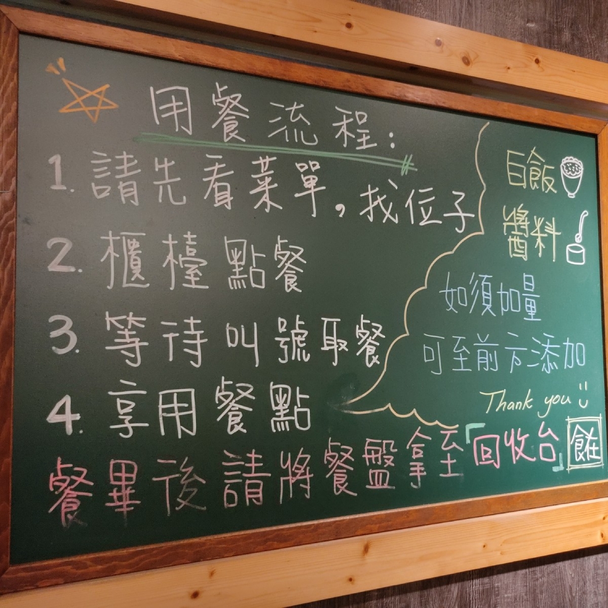 Menu image of 食在: 用餐流程 shot by money money