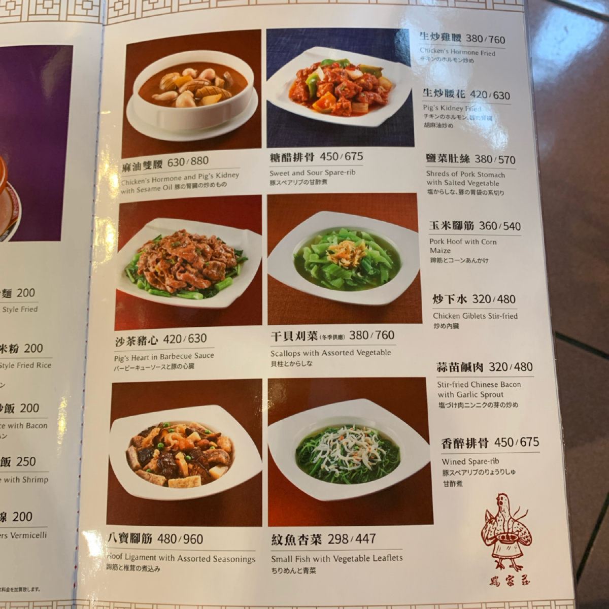 Menu image of 雞家莊 本店:  shot by Food Scouter