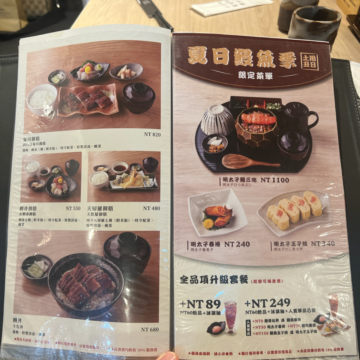 Menu image of うなぎ四代目菊かわ 台北店(鰻魚飯專賣店):  shot by Crypto_foodie