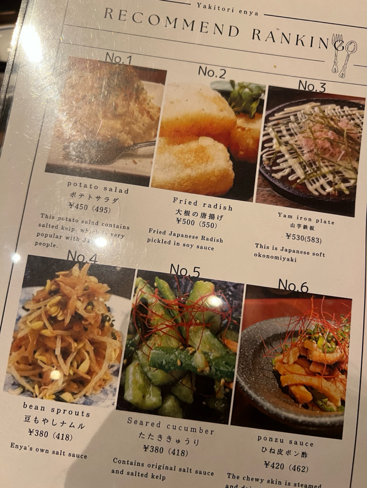 Menu image of 炭火焼とり　えんや 難波店:  shot by Yuki