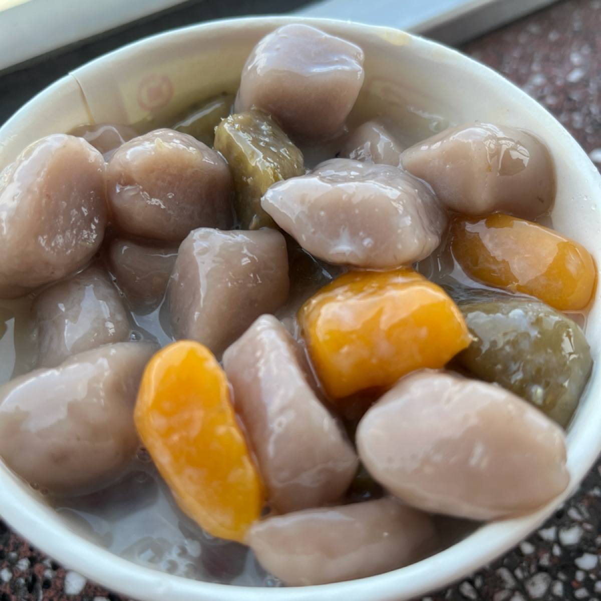 Meal image of 阿柑姨芋圓: 芋圓+綠豆+紅豆加煉乳$65 shot by 珍珠奶綠