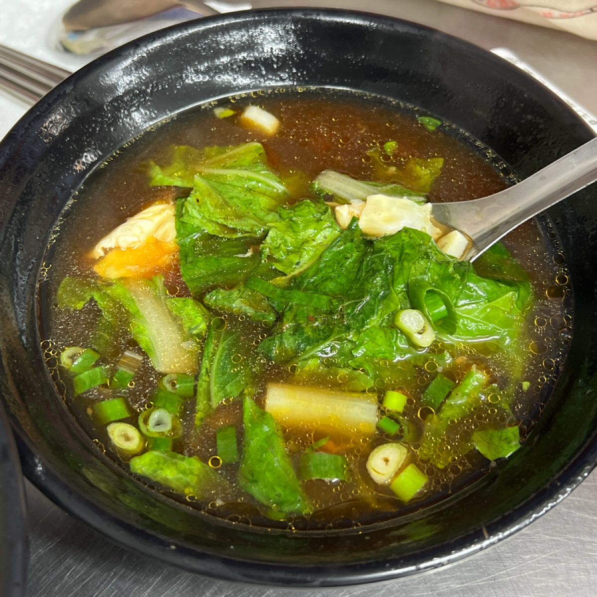 東引小吃店 のレストランの写真：牛肉蛋花湯 bychia 