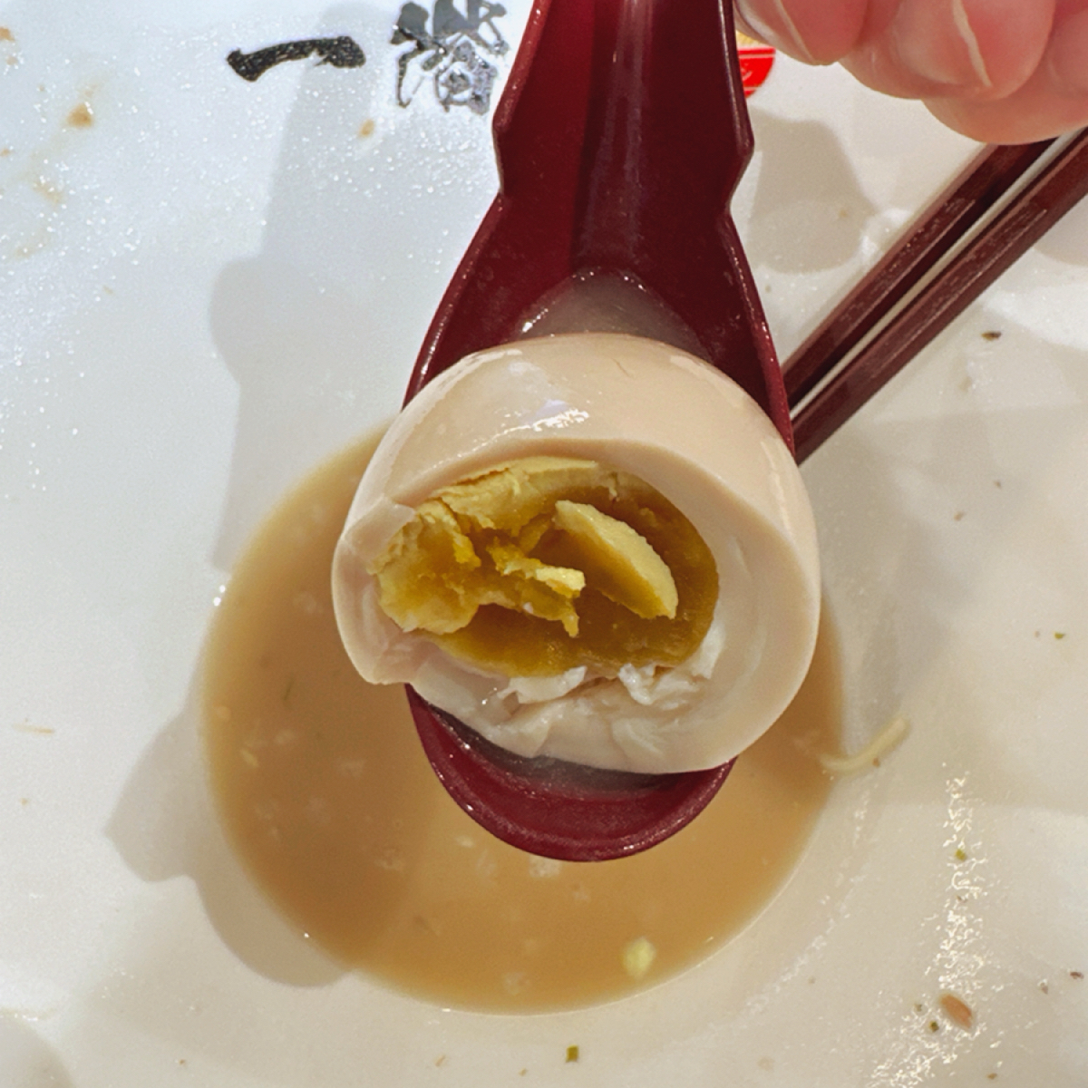 Meal image of 一階堂拉麵 古亭店: 蛋近照 shot by 銘