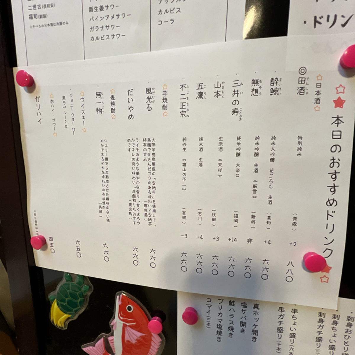 目太間 のメニューの写真：清酒 by動吃動吃動吃 
