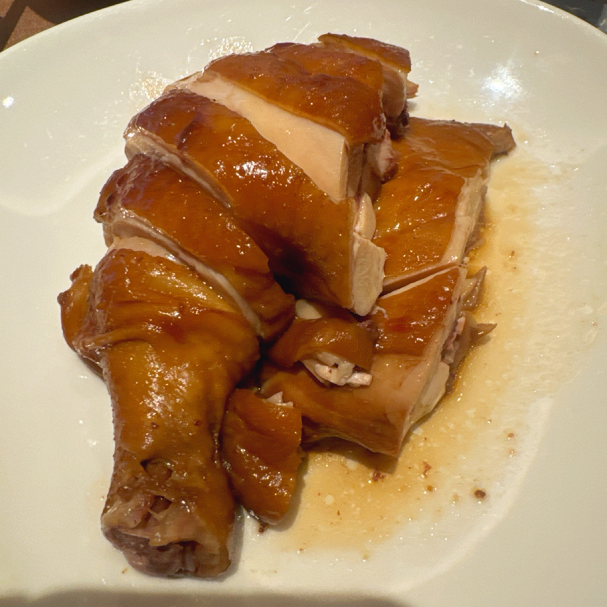 Meal image of 禧粵樓中餐廳: 鼓油雞 shot by 跟著小胖吃胖胖