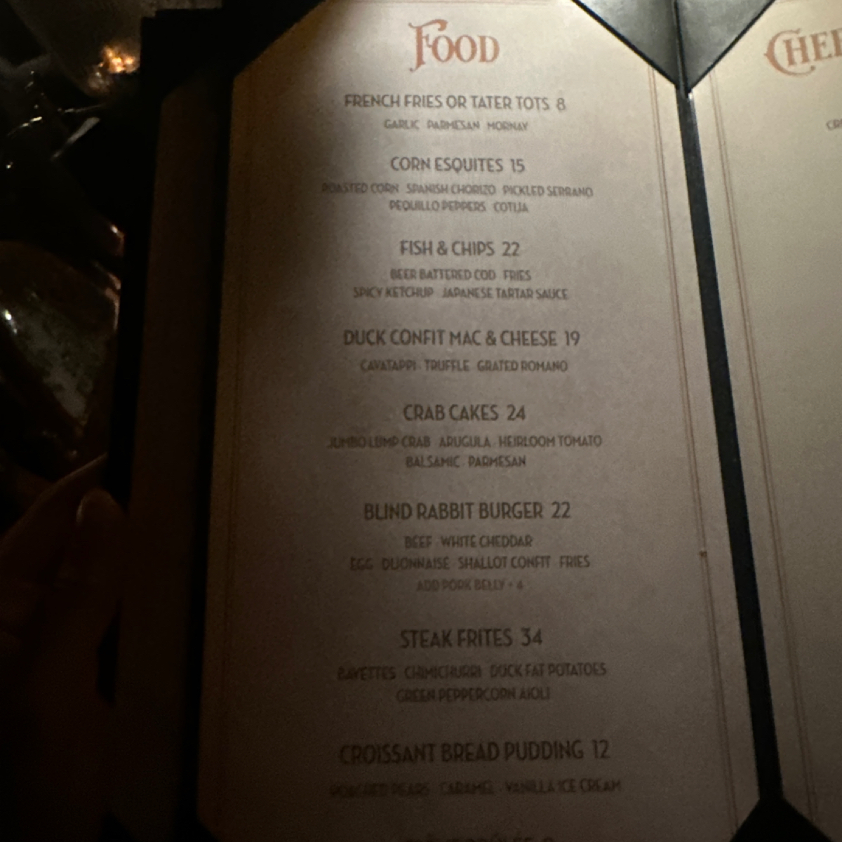 Menu image of The Blind Rabbit:  shot by DeniseWang