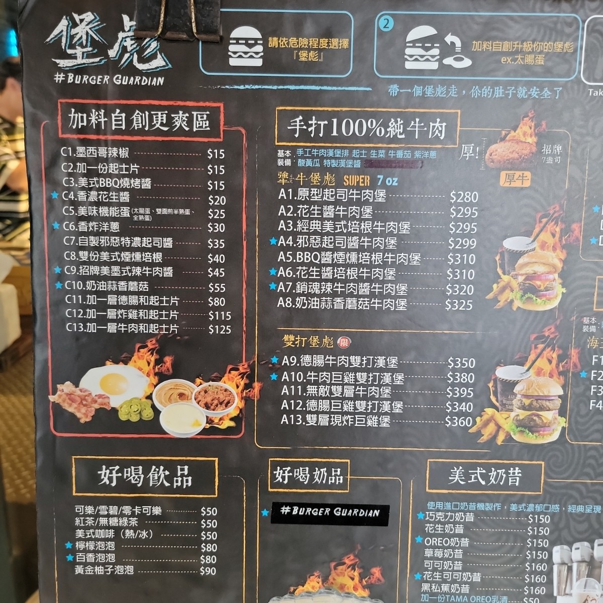 Menu image of 堡彪專業美式漢堡:  shot by Leo