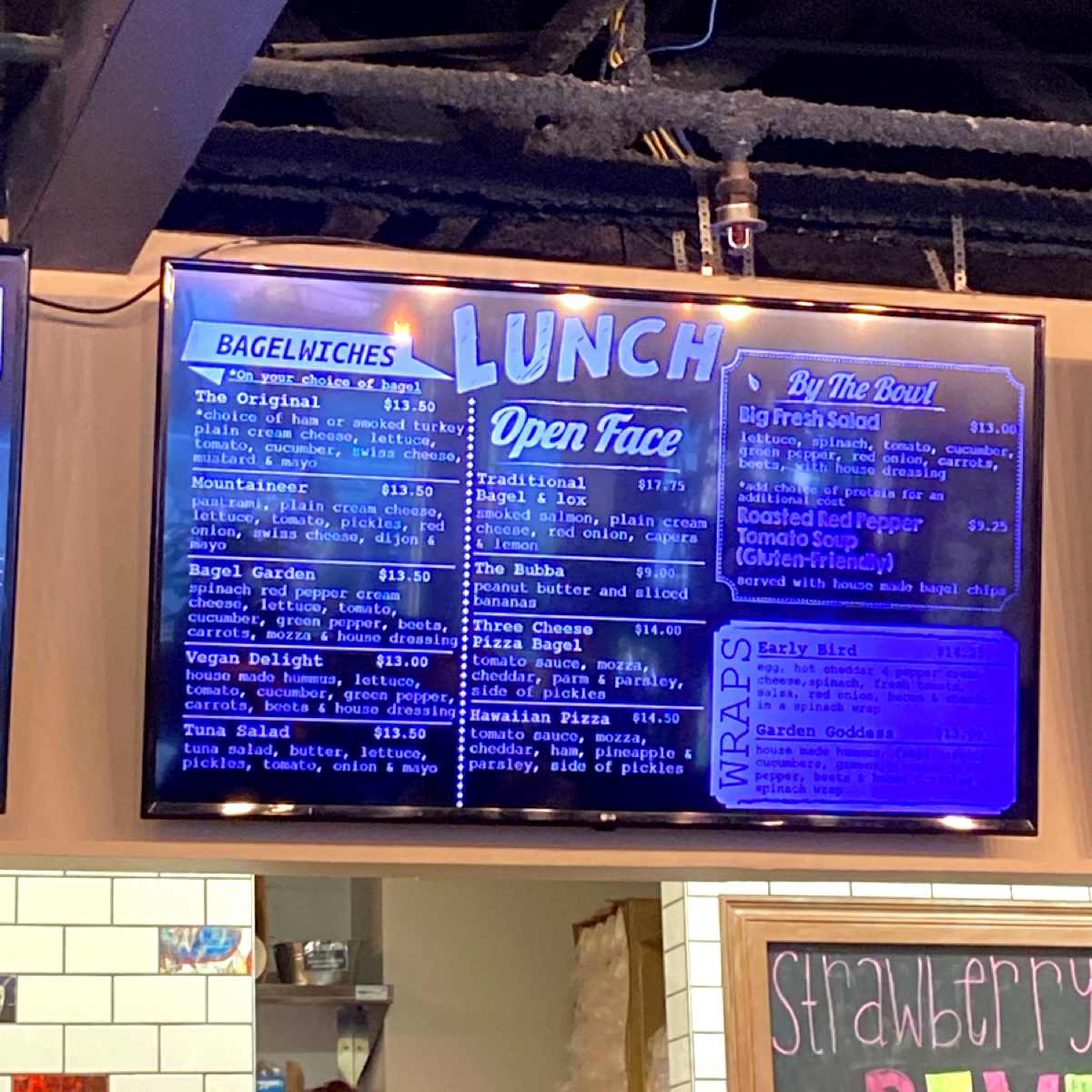Menu image of Rocky Mountain Bagel Company:  shot by 每個人都在找他的貓