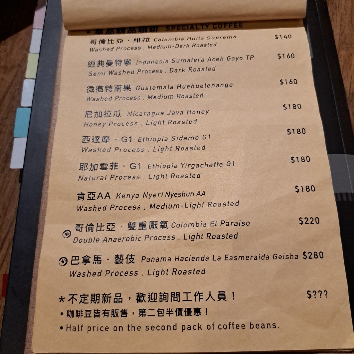 Menu image of 貓妝自家烘焙咖啡館:  shot by Year