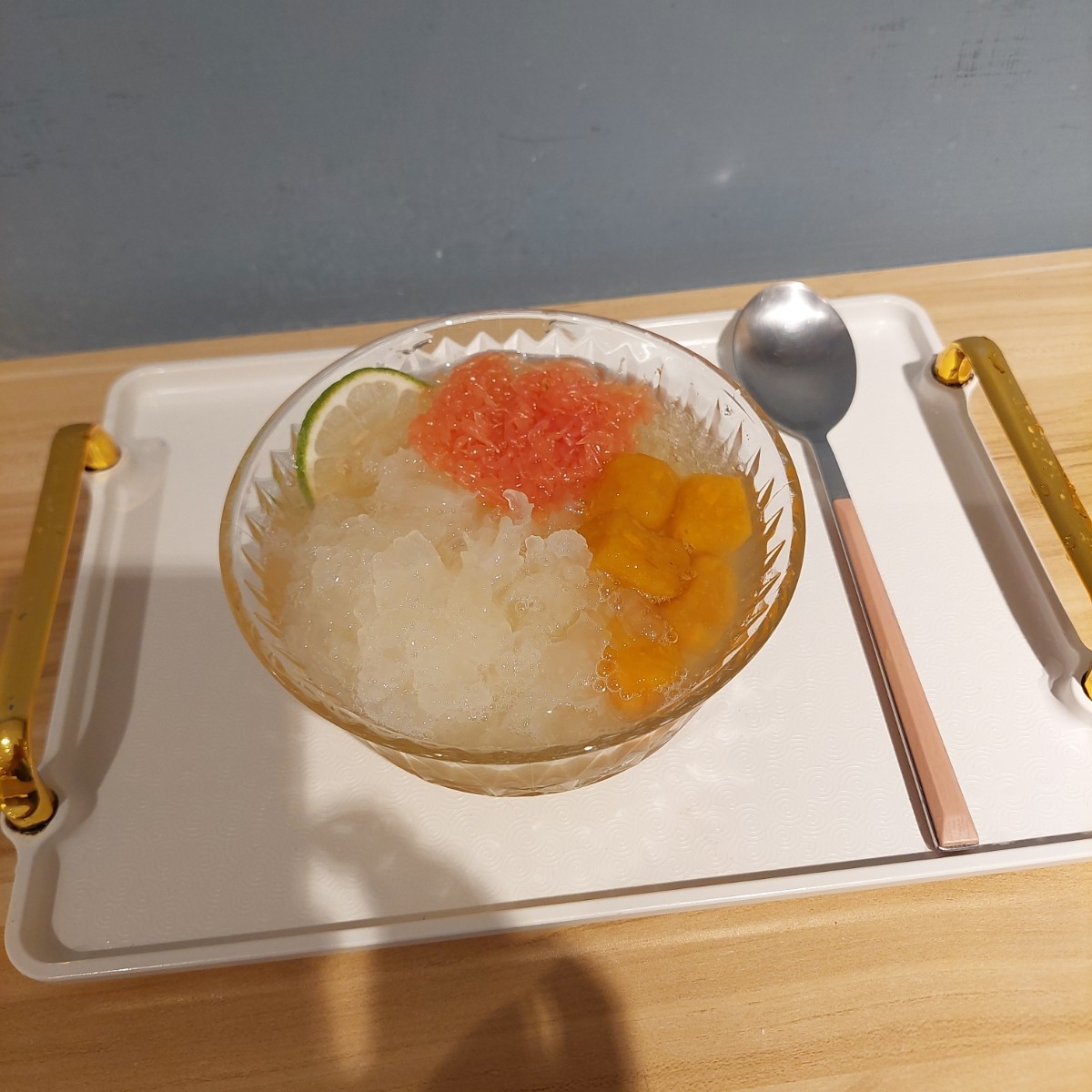 我想做愛 玉 三重店 のレストランの写真：紅柚蜂蜜檸檬愛玉 by永遠的新手 