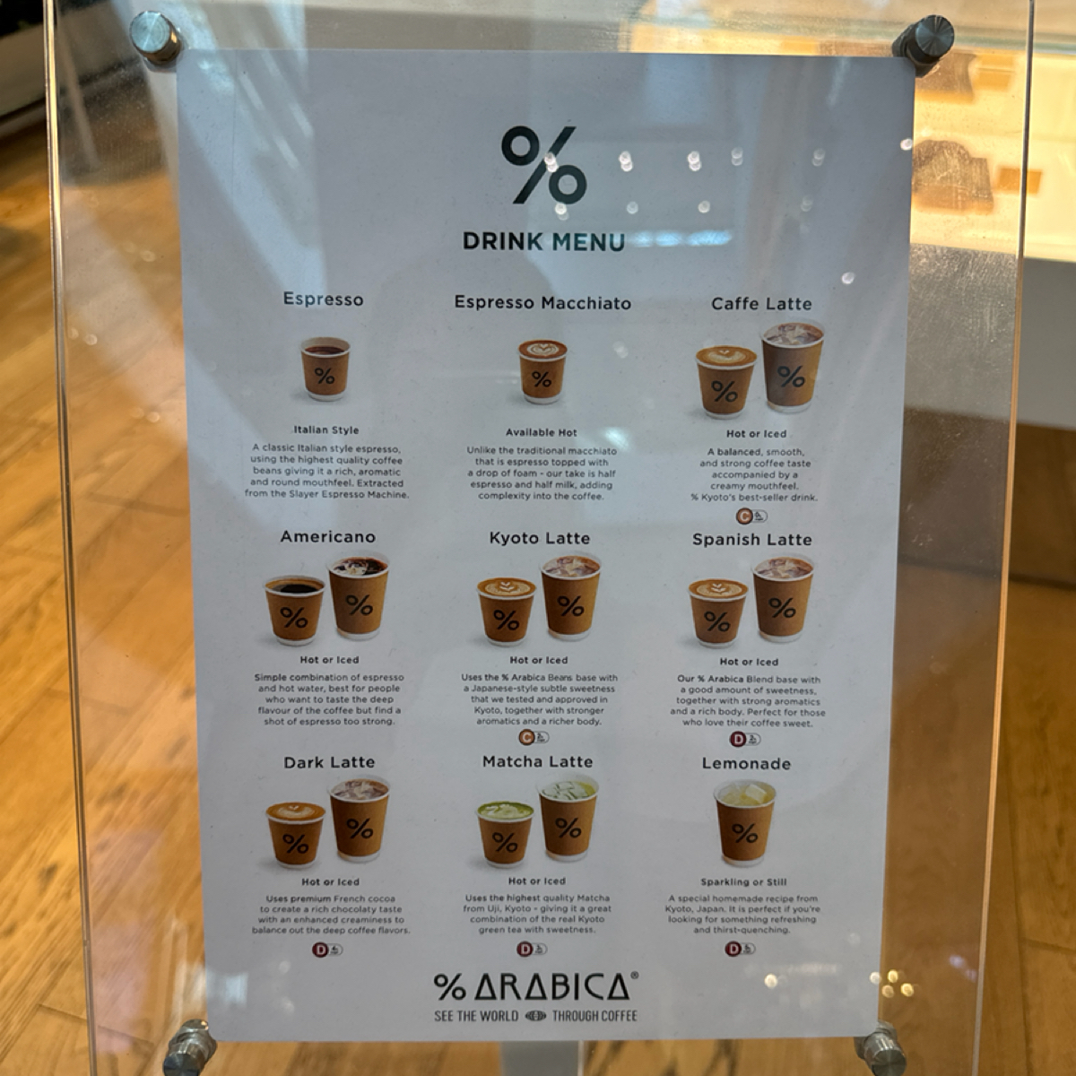 Menu image of % Arabica Singapore Jewel Changi Airport 樟宜機場:  shot by 有口無肚 吃美食