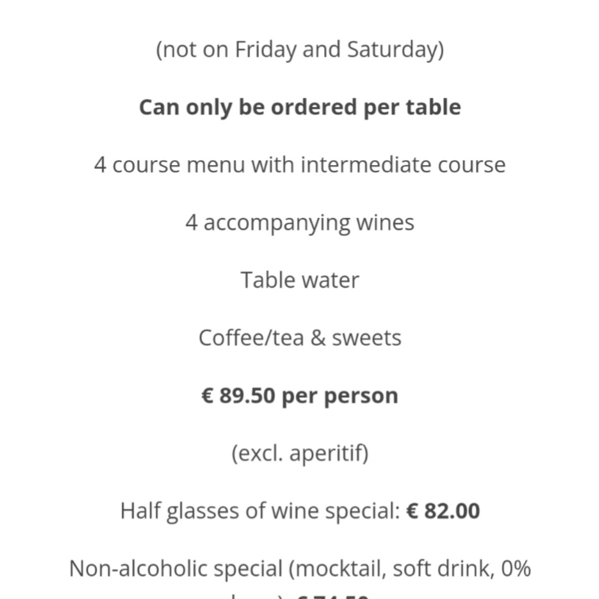 Menu image of Hofferkeukens Wine &amp; Dine:  shot by 09tj09
